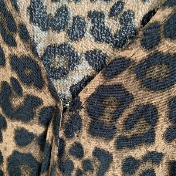 H&M | Leopard Wrap Midi Dress - Picture 7 of 7